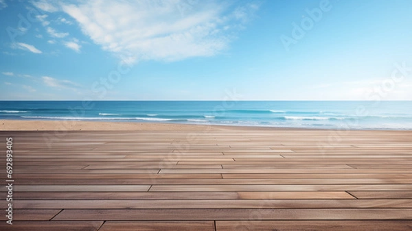 Obraz A natural landscape full of coolness, Generative AI