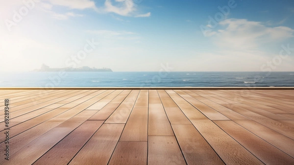 Obraz A natural landscape full of coolness, Generative AI