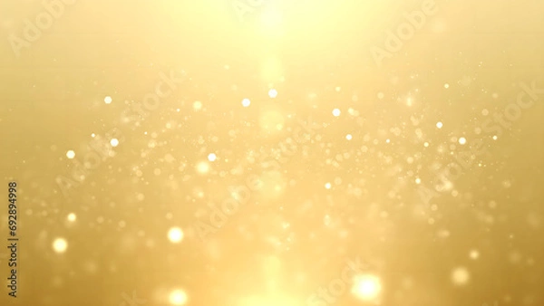Obraz パーティクル背景　ゴールド