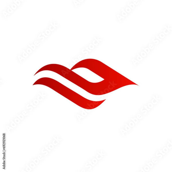 Fototapeta Bird and fly logo