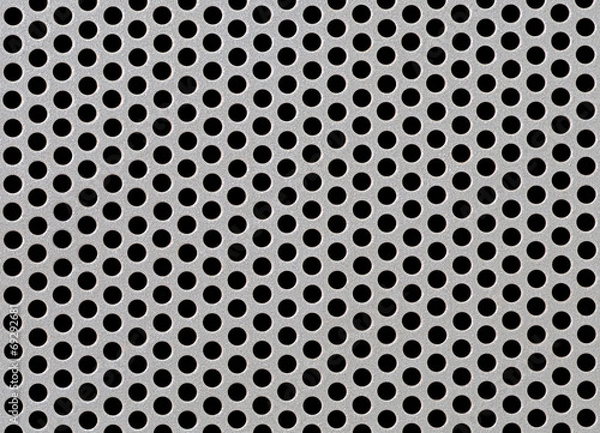 Obraz Abstract Steel or Metal Textured Pattern with Round Cells