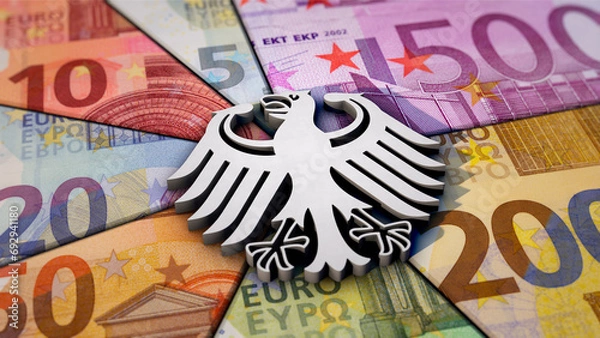 Obraz Deutscher Bundeshaushalt