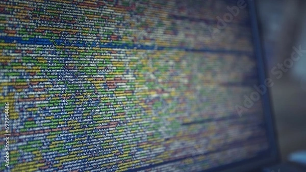 Fototapeta binary code