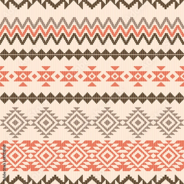 Fototapeta Aztec seamless pattern