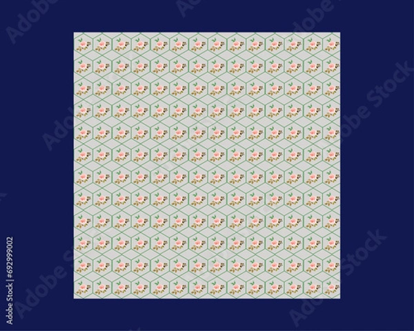 Obraz pattern with blue and white stripes