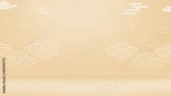 Obraz Background japan pattern style