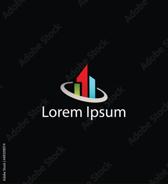 Obraz Modern type logo,one character design