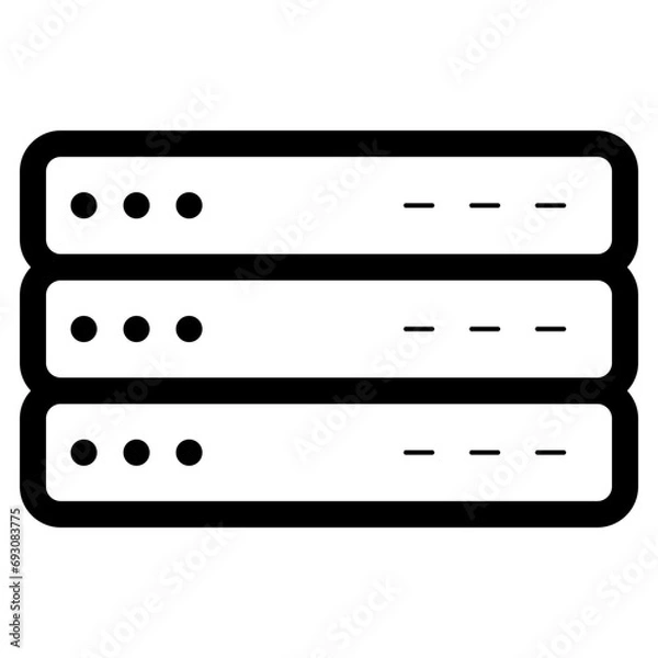 Fototapeta database icon