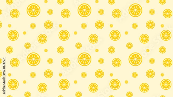 Obraz An orange slice pattern background