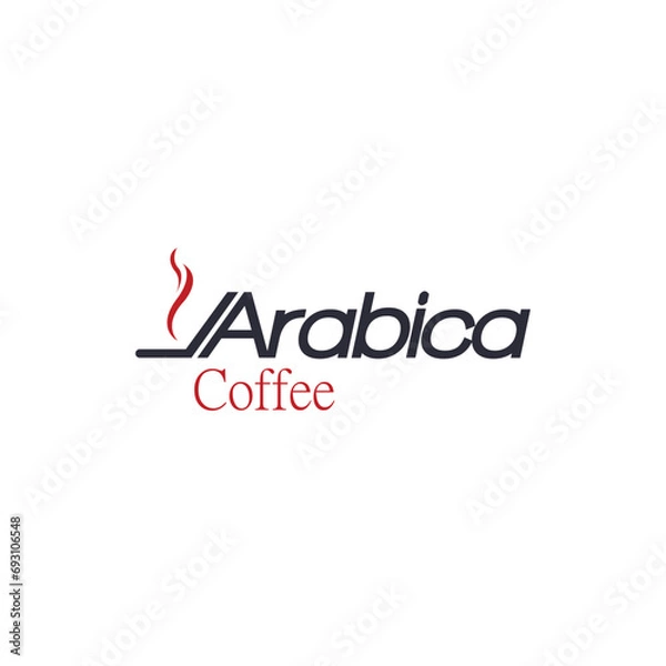 Fototapeta coffee logo design with creative and unique concept