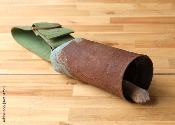Obraz 
Old cowbell to locate cattle