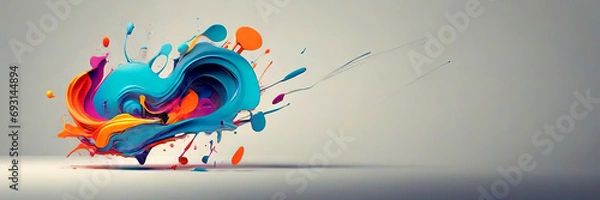 Fototapeta Just learning: computer graphics and abstraction