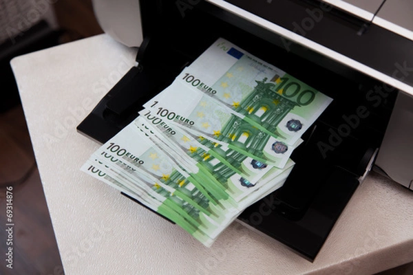 Fototapeta money makes the world go round