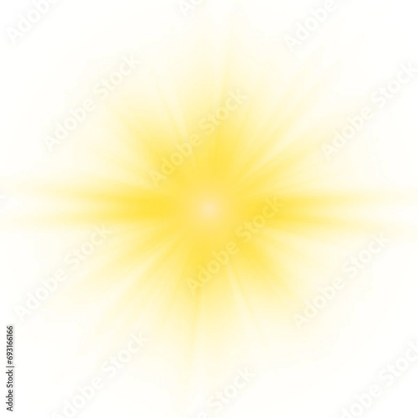 Fototapeta PNG sunlight special lens flare light effect. Stock royalty free. Overlays, overlay, light transition, effects sunlight, lens flare, light leaks. Transparent Sun rays.