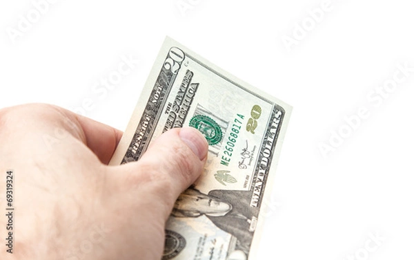 Obraz Hand over 20 dollar