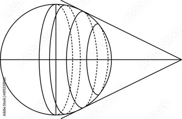 Obraz Scientific Diagram Vector Drawing