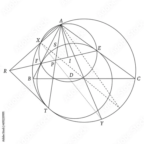Obraz Scientific Diagram Vector Drawing