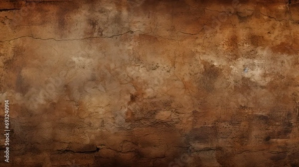 Fototapeta old brown wall background