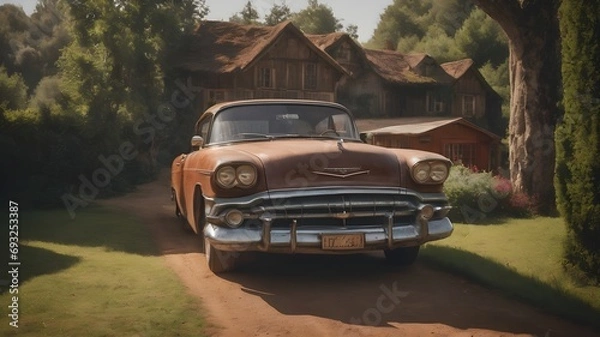 Obraz Vintage Landscape Background Very Cool