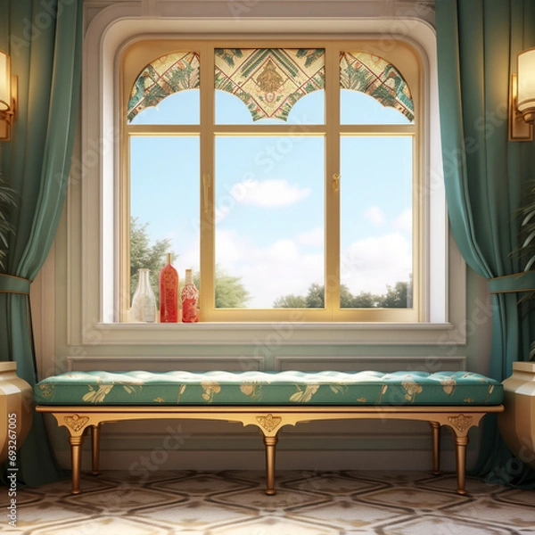 Obraz Window Seat Design. Minimalistic Designs