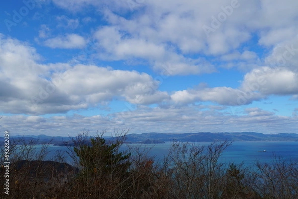 Fototapeta 冬の舞鶴の海