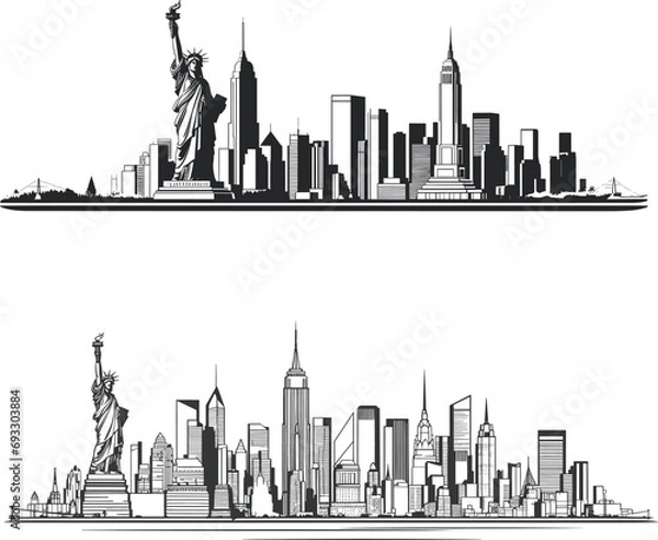 Obraz newyork city skyline