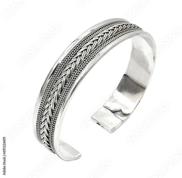 Fototapeta Bangle Silver Style
