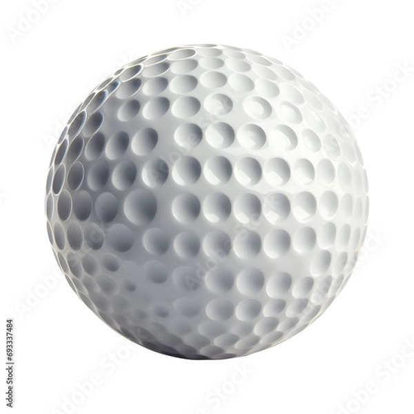 Fototapeta Close-up golf ball Isolated on transparent Background png