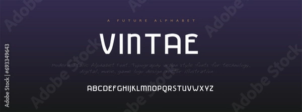 Obraz Elegant Font Uppercase Lowercase and Number. Classic Lettering Minimal Fashion Designs. Typography modern serif fonts regular decorative vintage concept. vector illustration