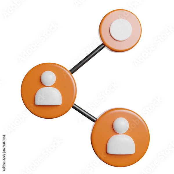 Fototapeta Connection Social Network