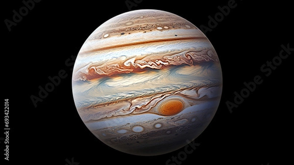 Fototapeta Jupiter, planet Jupiter, generative ai