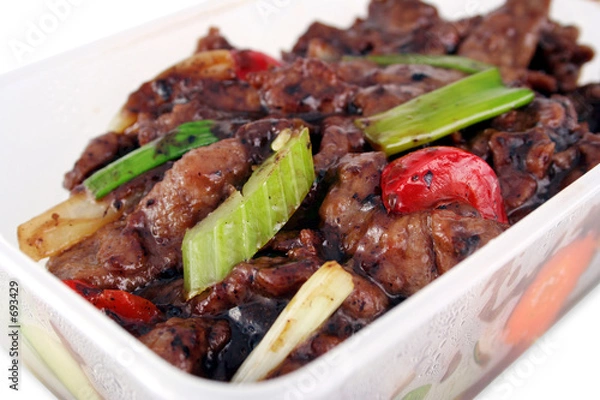 Obraz chinese take out with clipping path