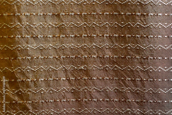 Obraz Silk fabric pattern is a kind of Thai woven fabric hand craft.