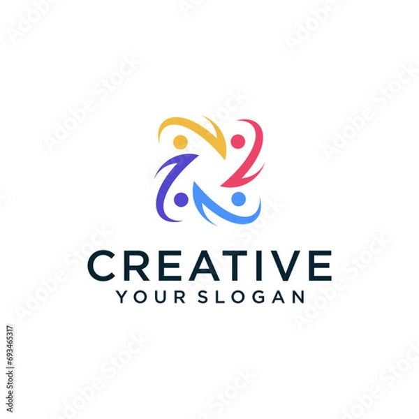 Obraz charity logo design