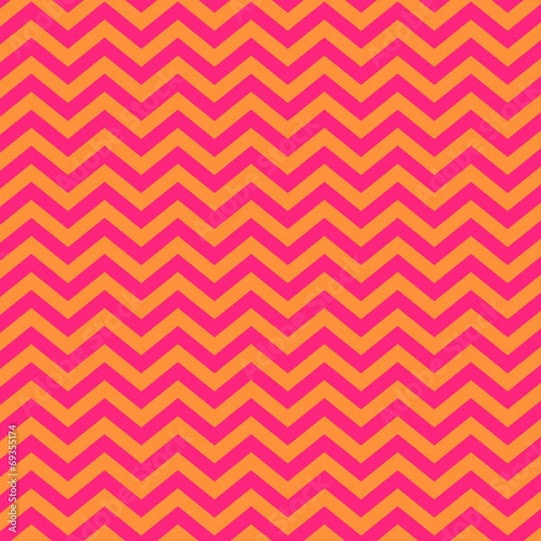 Fototapeta Seamless geometric pattern with zigzags