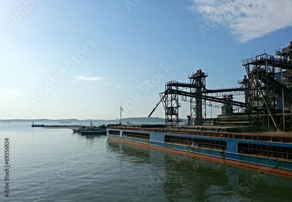 Fototapeta Паромная переправа