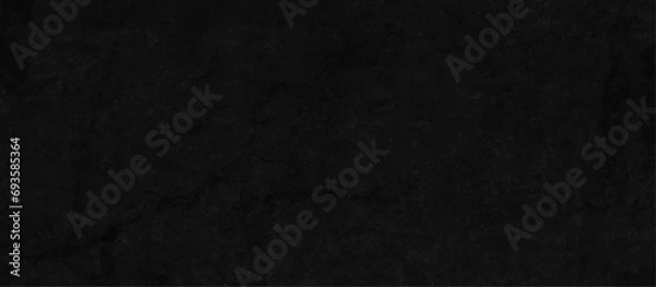 Fototapeta grunge old Black granite slabs background, Old black grunge texture, Black wall rough texture blackboard and chalkboard, concrete floor or old grunge background with scratches, paintbrush stroke wall.