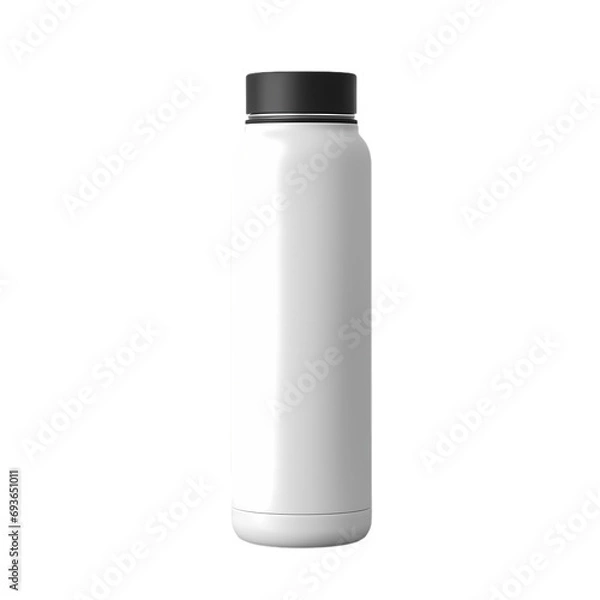 Fototapeta Thermos flask isolated on transparent background