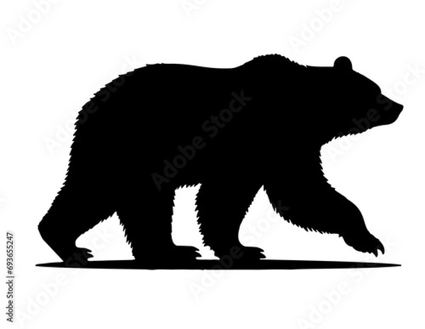 Obraz Bear Silhouette Vector