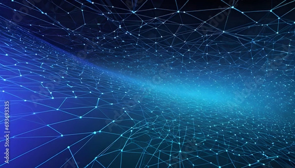 Fototapeta Abstract background in digital format, ideal for depicting a wide range of applications, including network capabilities, technological processes, digital storage, science, education, etc.
