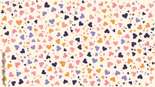 Fototapeta Colorful colourful vector simple memphis style geometric pattern abstract background design