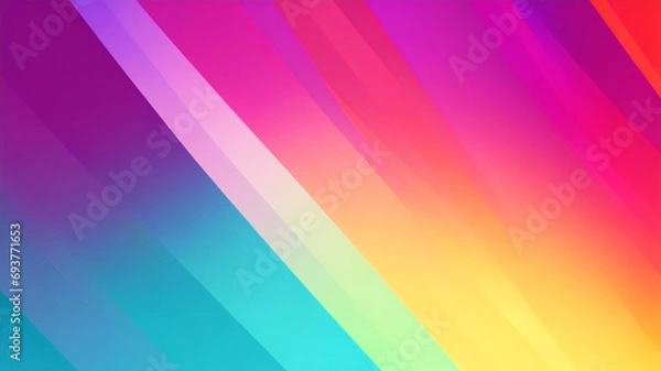 Fototapeta 중간 청록색, 파스텔 오렌지색 및 로얄 블루 색상을 갖춘 다채롭고 생생한 세 수평 배경