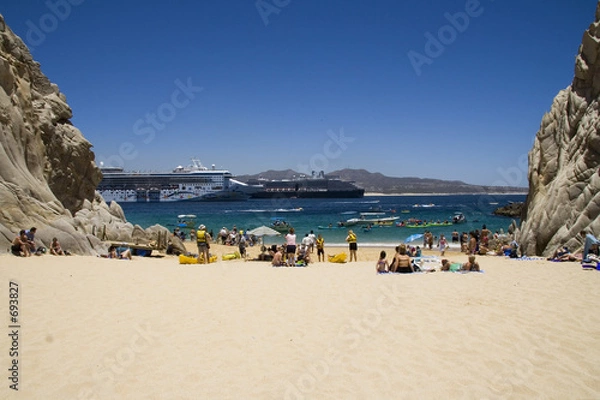 Obraz people on lovers beach