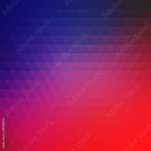 Fototapeta Multicolor Abstract Background Consisting of Triangles