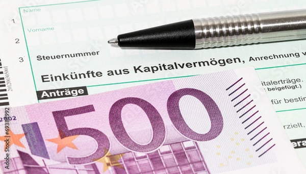 Fototapeta Einkünfte aus Kapitalvermögen