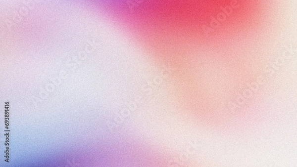 Fototapeta 4K Digital grainy gradient with a colorful soft noise effect. A unique blend of vintage vibes and lo-fi VHS Glitch Texture.