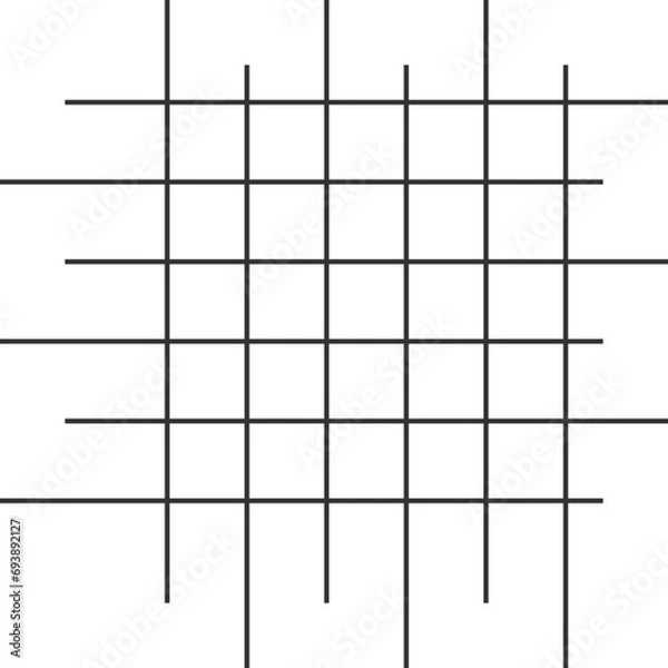 Fototapeta Abstract Minimalist Lined Grid Shape