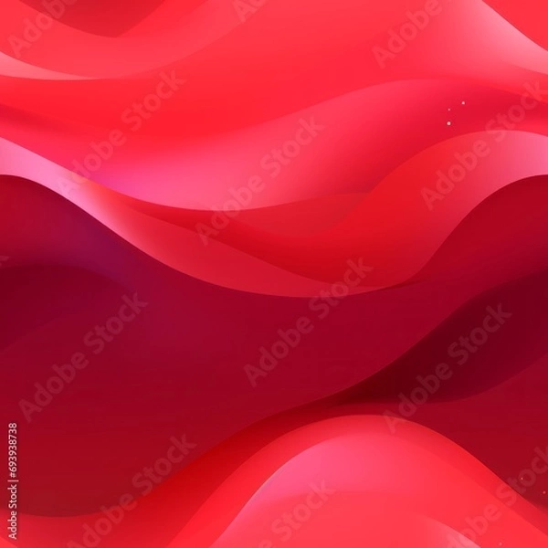 Fototapeta Red Abstract Background: Wavy, Textured, and Smooth