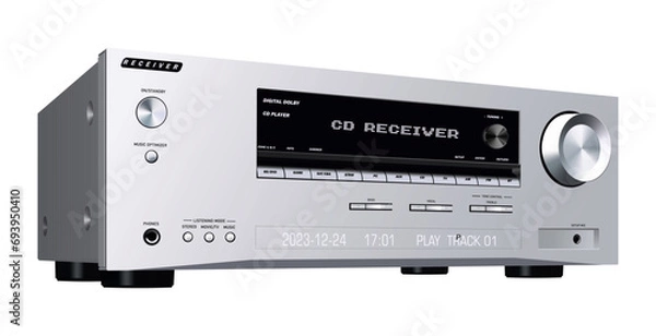 Fototapeta radio, wzmacniacz, amplitune