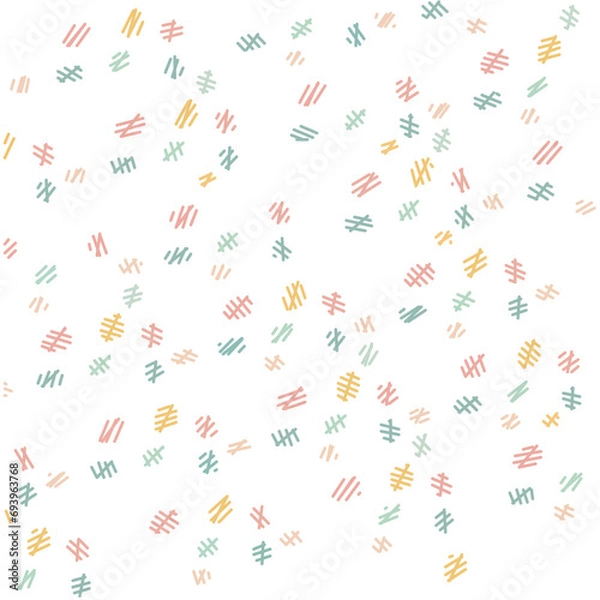 Fototapeta seamless pattern with colorful doodle vector kids wear print